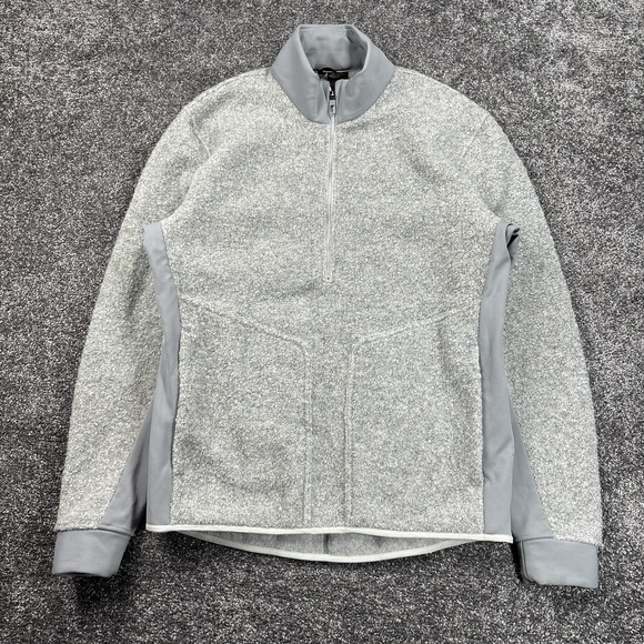 lululemon athletica Other - Lululemon Tundra Trek 1/2 Zip Pullover Jacket Men's Medium Sherpa Wool Grey